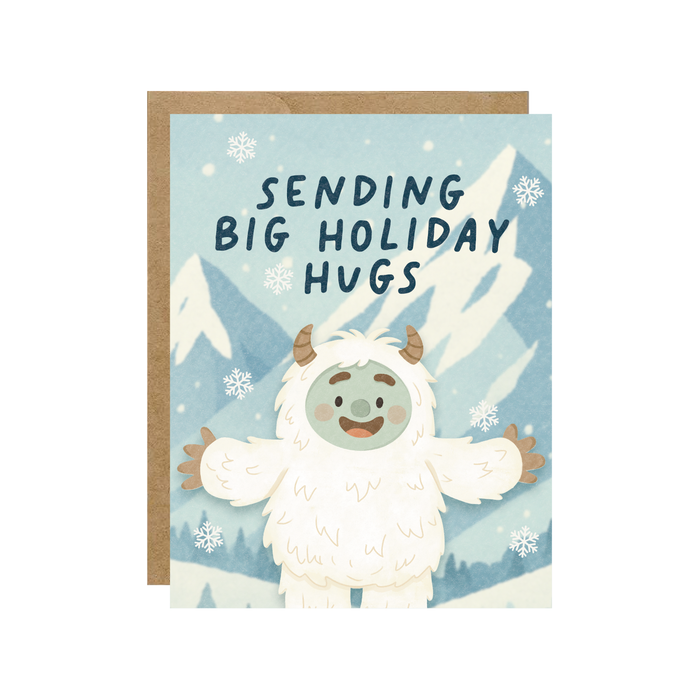 Sending Big Holiday Hugs Card