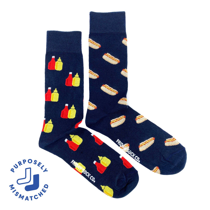 Mustard, Ketchup & Hot Dog Men's Socks