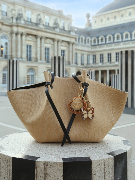 Sunset Seashell Bag Charm + Keychain