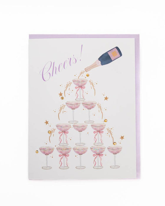 Champagne Cheers Card