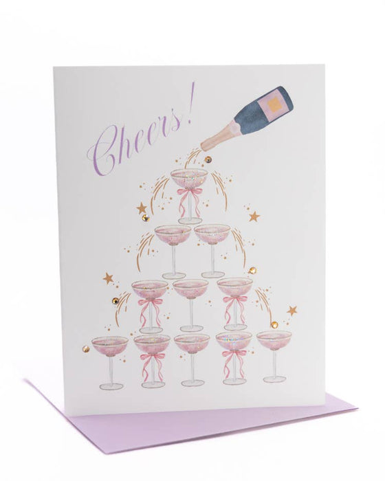 Champagne Cheers Card