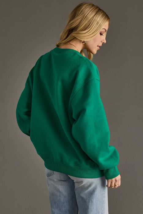 Green Ski Bum Sweatshirt