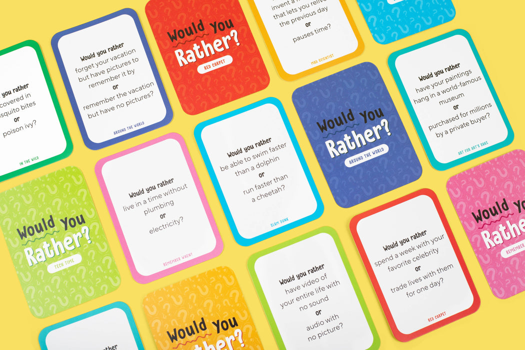 Would You Rather? Family Card Game