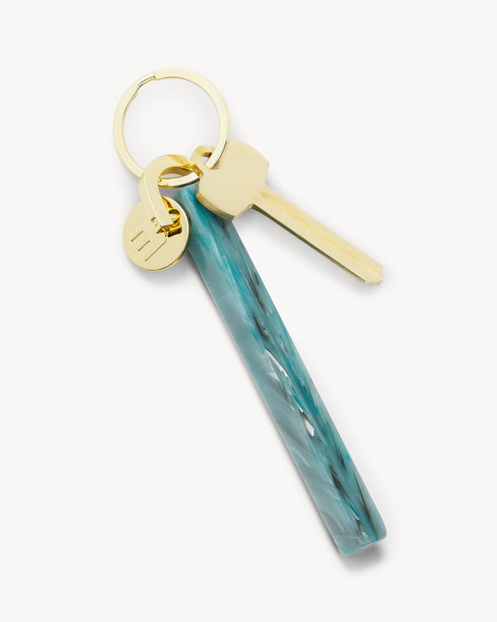 Bar Keychain in Jadeite | Gold