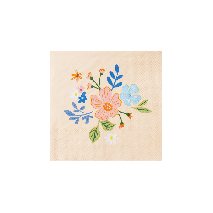 FLORAL COCKTAIL NAPKINS