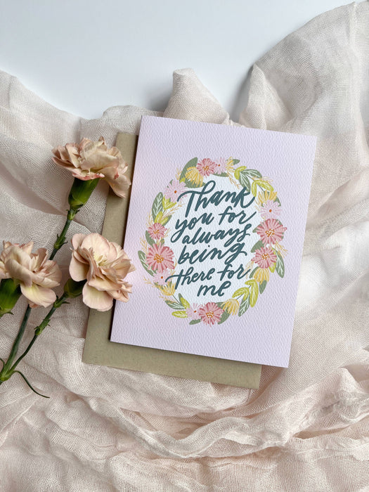 There for Me Card