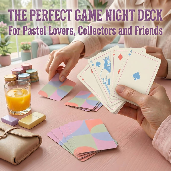 Pastel Colors Deck of Playing Cards