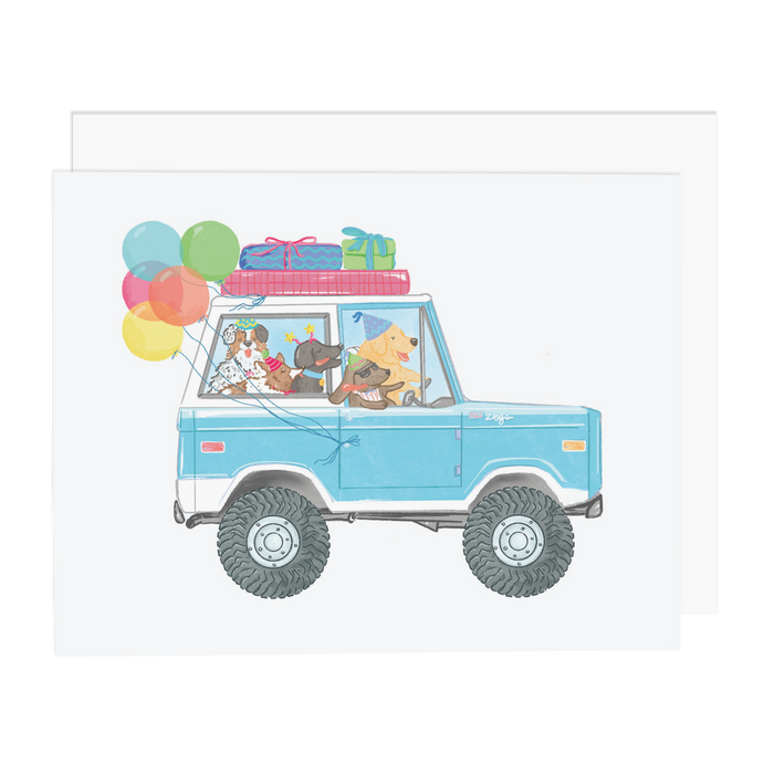 Dog Trip Celebration Card