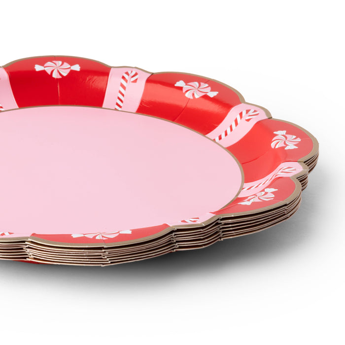 Classic Peppermint Dinner Plates