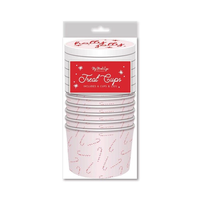 Whimsy Santa Candy Cane Treat Cup