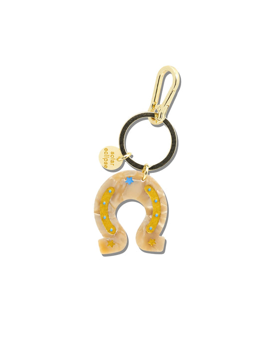 Lucky Horseshoe Bag Charm & Keychain