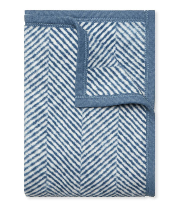 Harborview Herringbone Cornflower Blanket Original