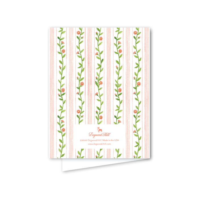 Peach Cross Card