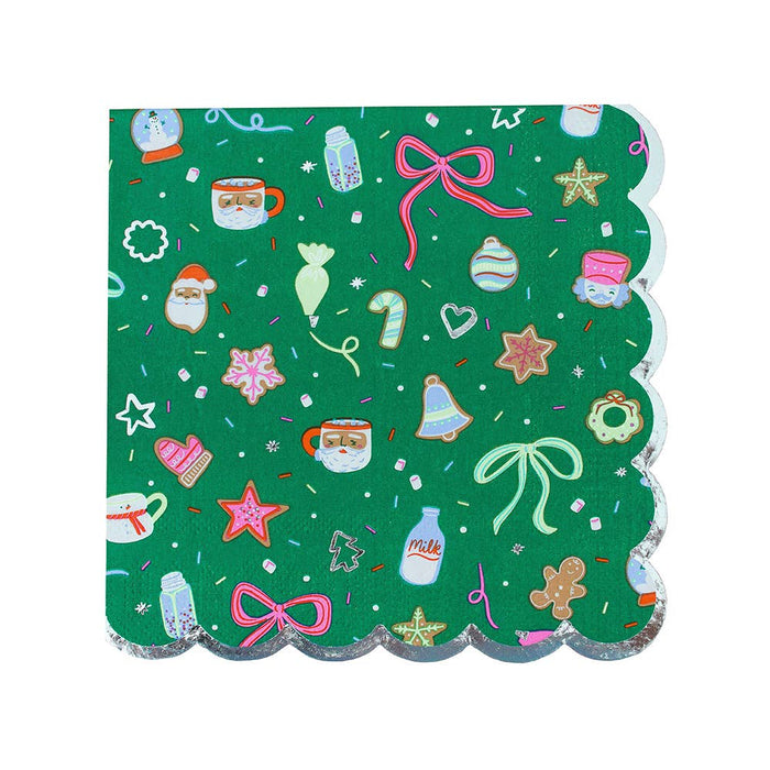 Baking Spirits Bright Green Napkins