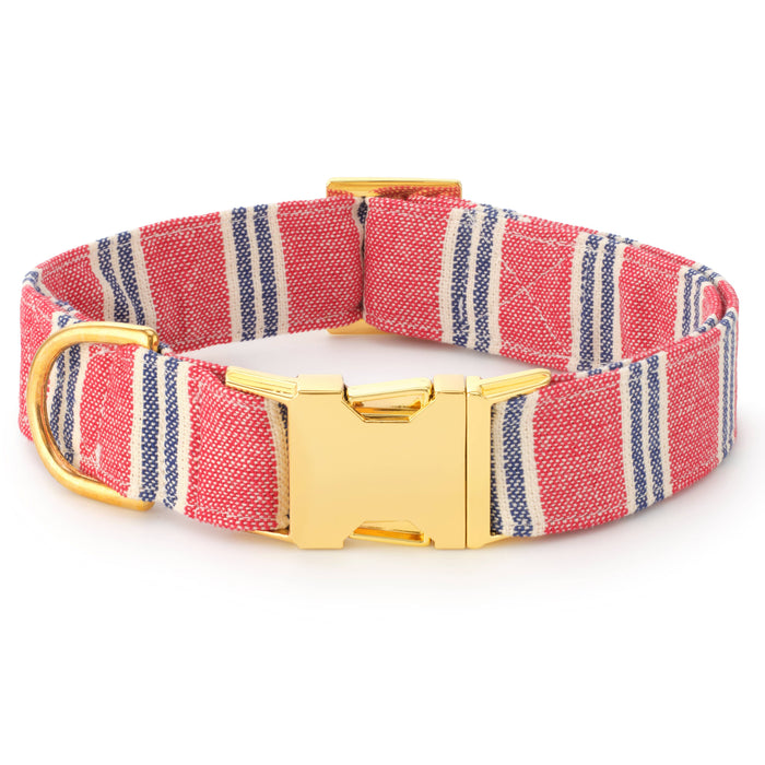 Nantucket Stripe Dog Collar