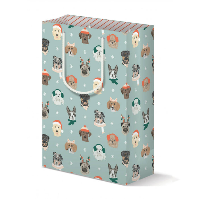 Holiday Dogs Gift Bag