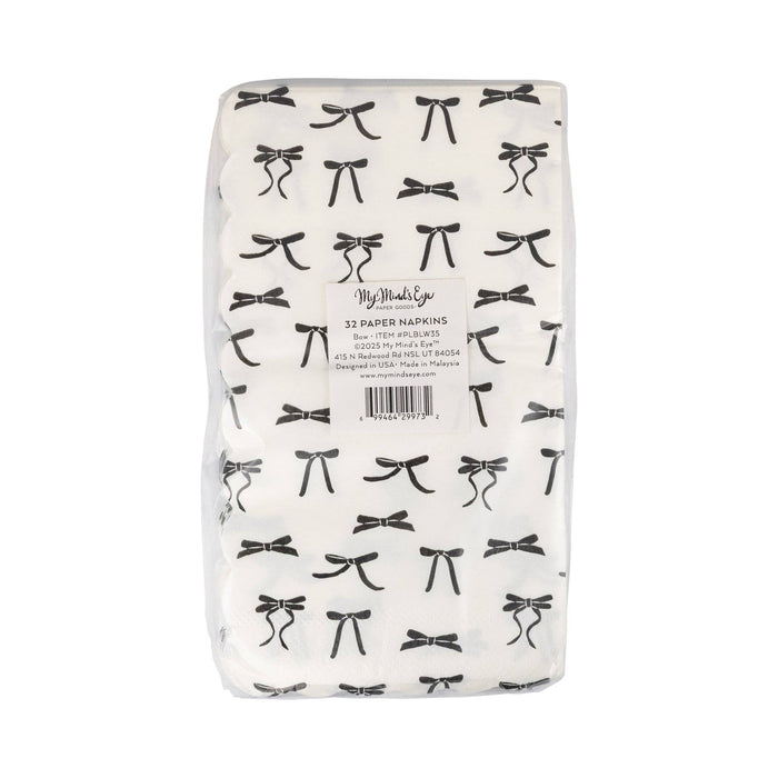 Black Bow Guest Napkin