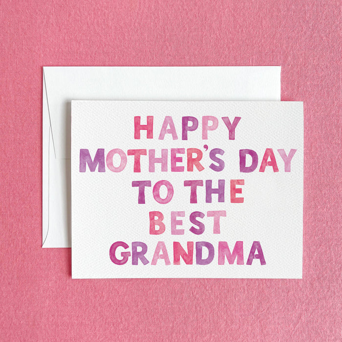 Best Grandma Mother's Day Card