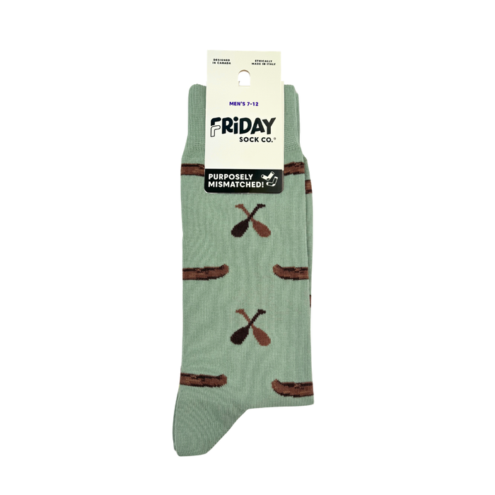 Canoe & Campfire mismatched Men's Sock
