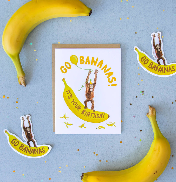 Orangutan Banana Card