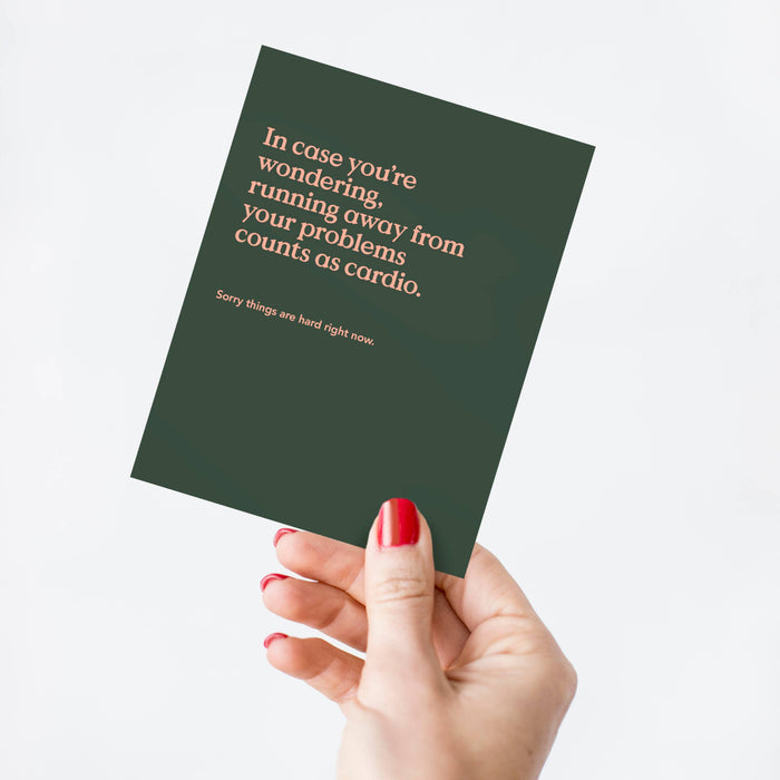 Cardio Encouragement Card