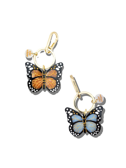Monarch Butterfly Bag Charm + Keychain