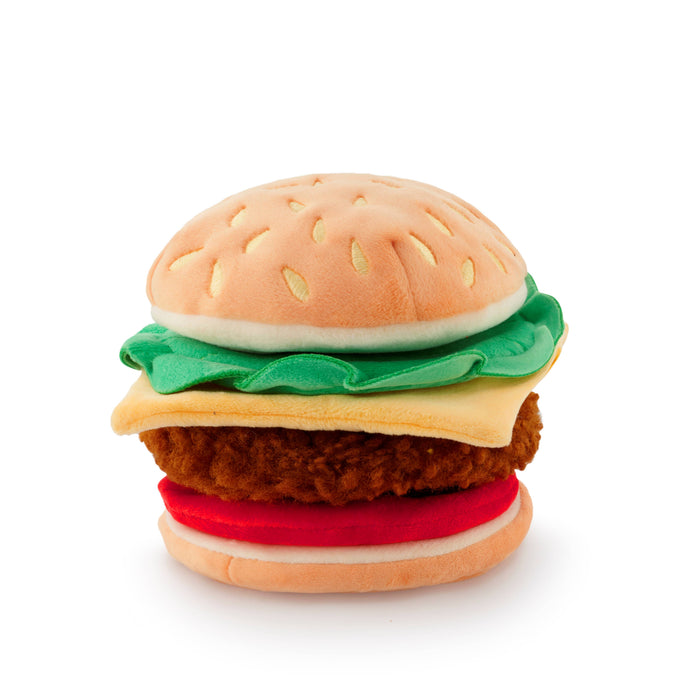 Cheeseburger Interactive Dog Toy