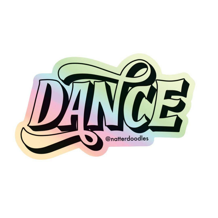 Dance Holographic Sticker