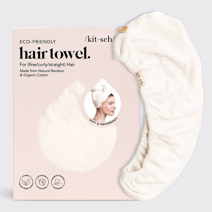 Quick Dry Hair Towel | Ivory