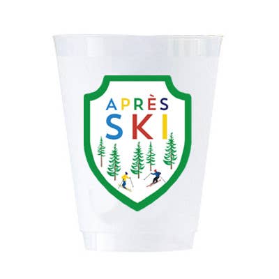 Apres Ski Patch Cups | Set of 8