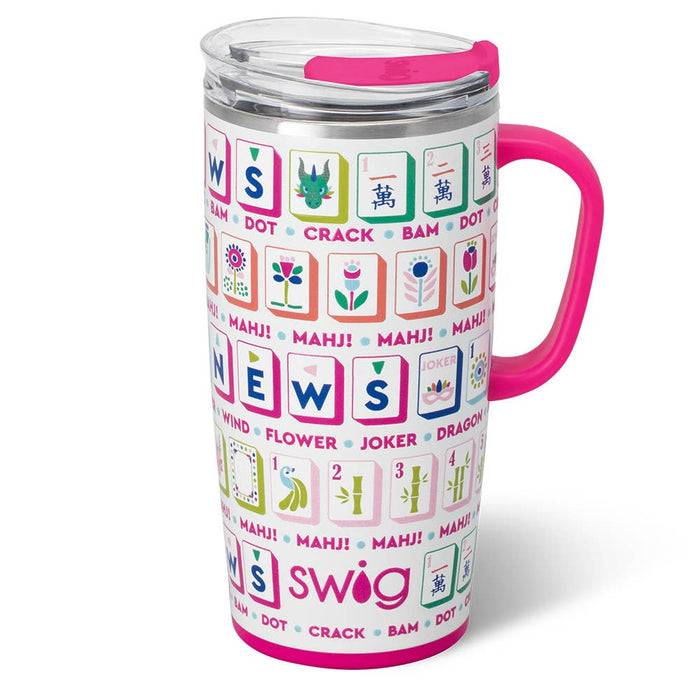 Mahjong Travel 22oz Mug