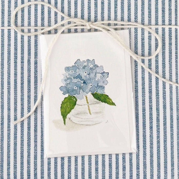 Hydrangea Mini Enclosure Notecard