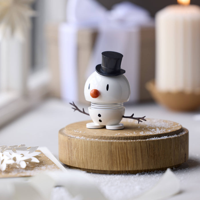 Small Hoptimist Snowman | White