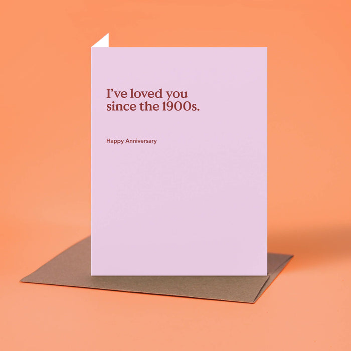 Since The 1900s Card