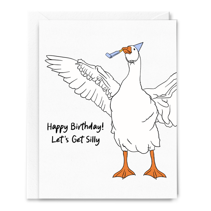 Let's Get Silly Goose Card