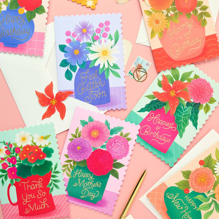 Wonderful Teacher Vase Card