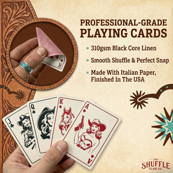 Vintage Cowboy Deck of Playing Cards