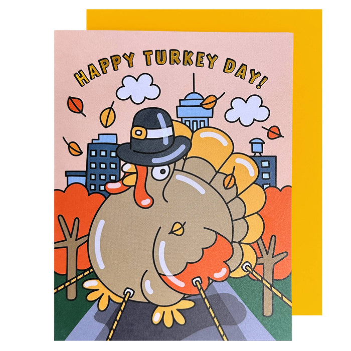 Happy Turkey Day Thanksgiving Card