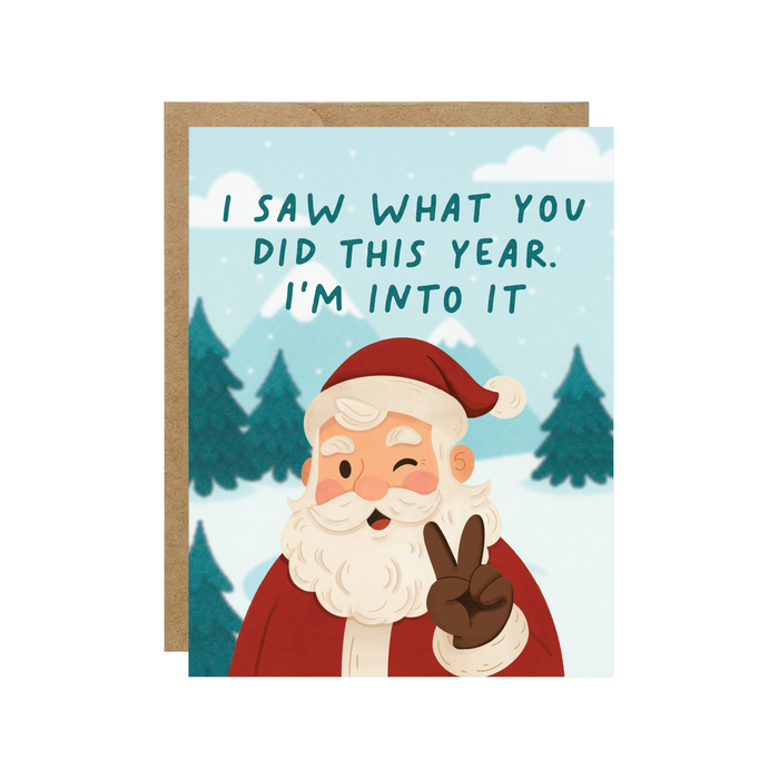 Santa I'm Into It Card