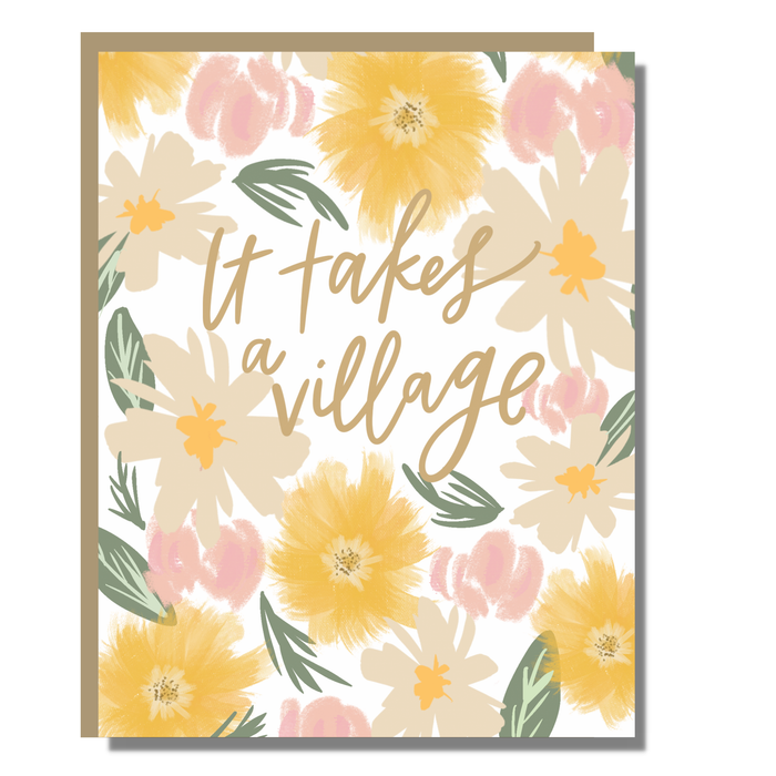 It Takes a Village Card