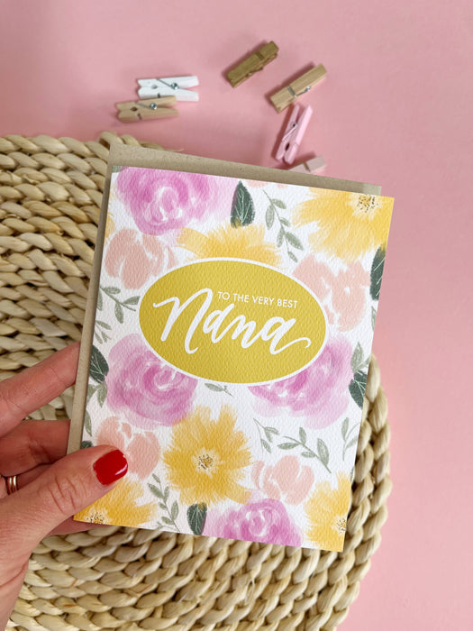 To the Best Nana Card