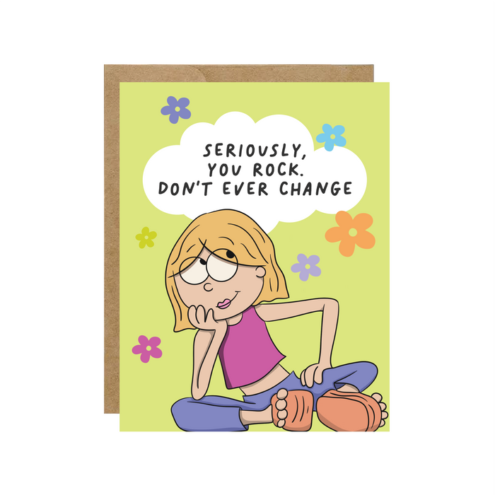 Lizzie You Rock Card