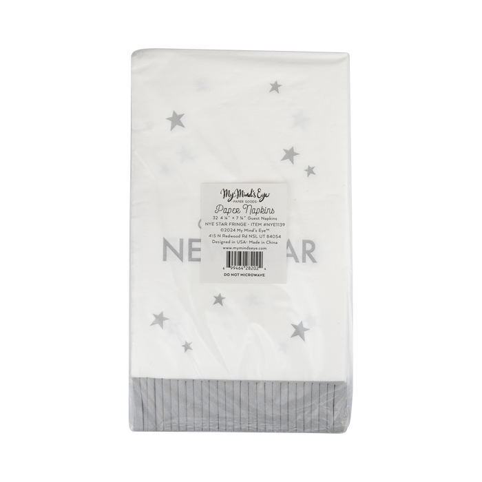 Happy New Year Fringed Napkin