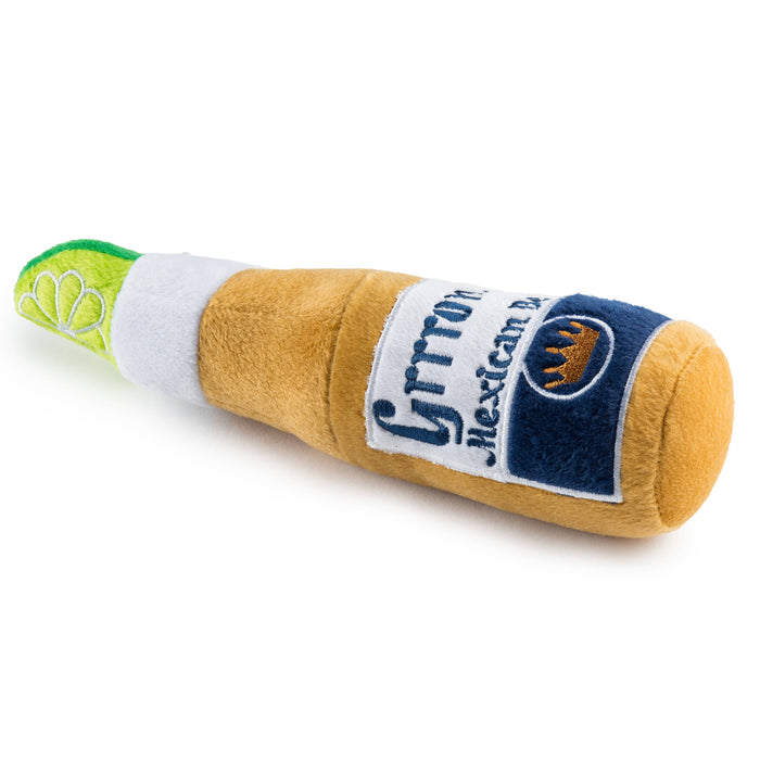 Lg Grrrona Beer Bottle Toy Squeaker Dog Toy