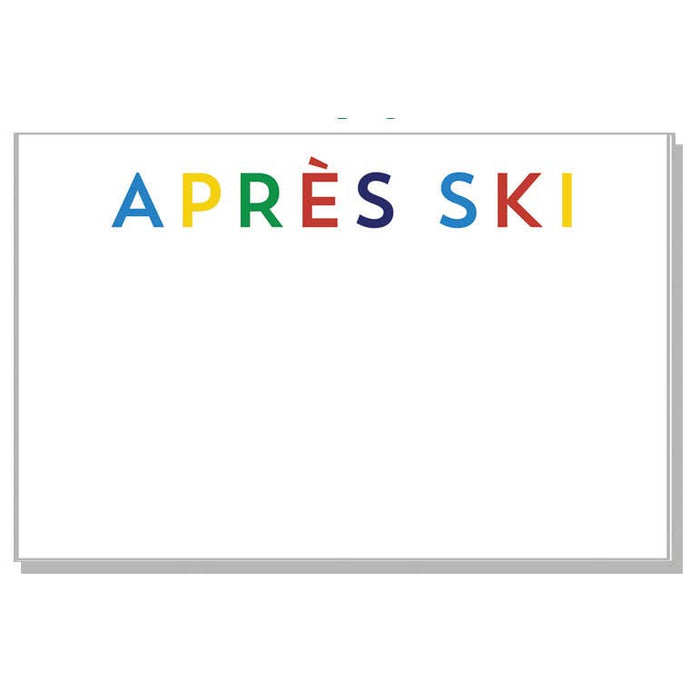 8"x5" Apres Ski Notepad