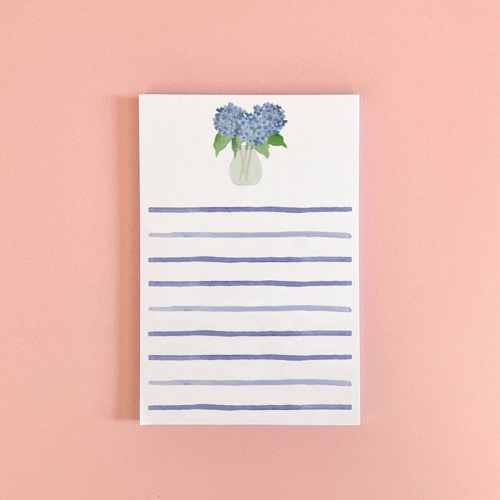 Hydrangea Notepad