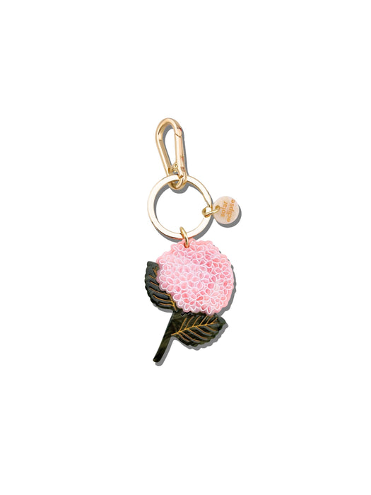 Hydrangea Bag Charm + Keychain