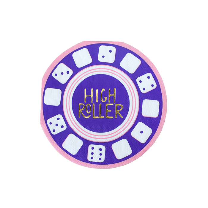 Game Night High Roller Cocktail Napkins