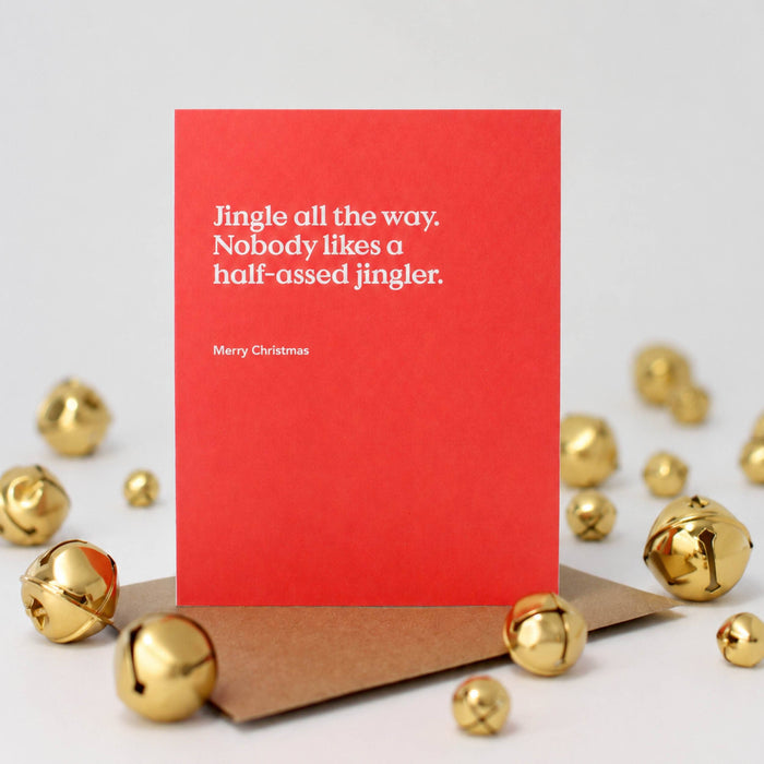 Half-Assed Jingler Christmas Card