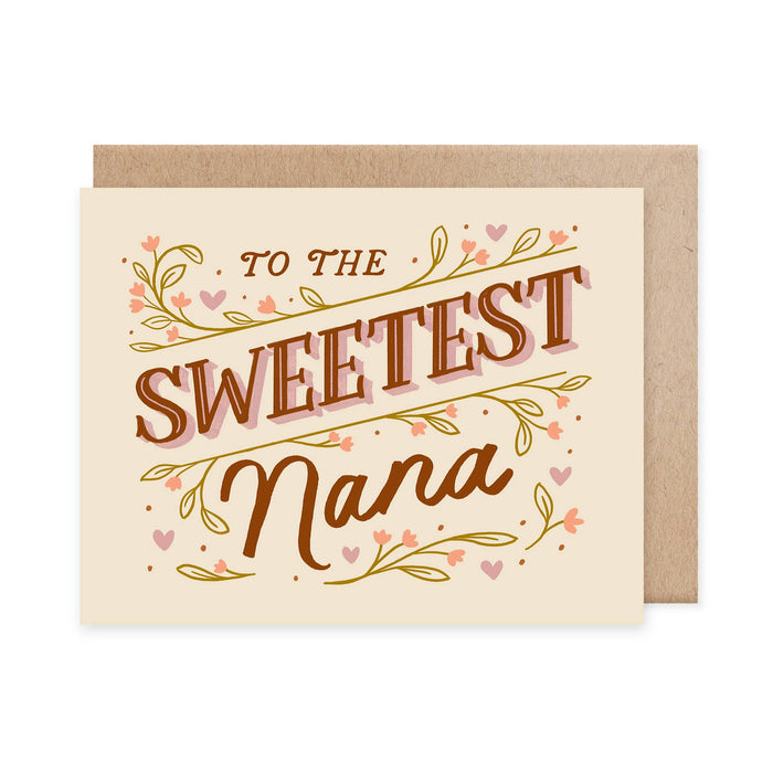 The Sweetest Grandma/Nana Mother's Day Card: Grandma